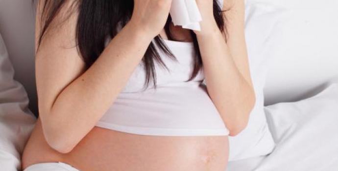 Rýma a alergie v těhotenství
